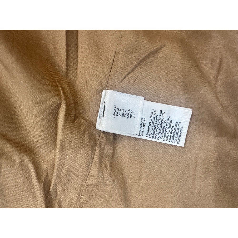 The Drop Jones Classic Slim Fit Blazer Camel Double Breasted Size M NWT - Picture 8 of 10